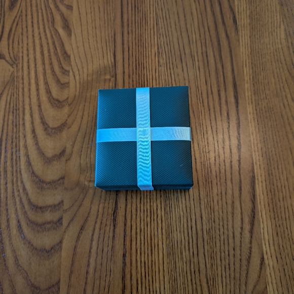 Opal jewelry 5-piece set, silver over brass - NEW - Picture 11 of 12